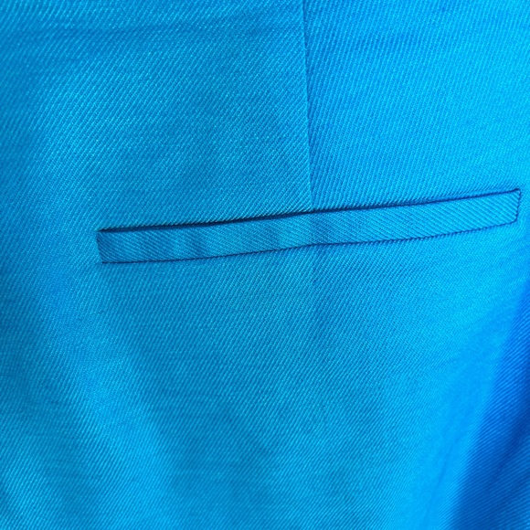 NEW / Kate straight-leg pant in stretch linen blend / B003 - Picture 6 of 7